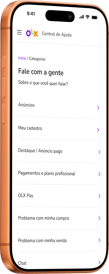 OLX — Help Center busca